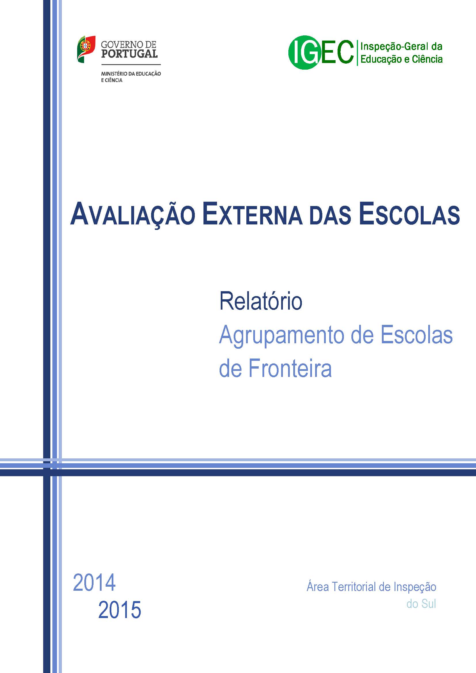 AVALIAÇÃO EXTERNA DAS ESCOLAS